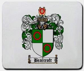 Bearcroft coat of arms mouse pad