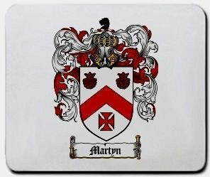 Martyn coat of arms mouse pad