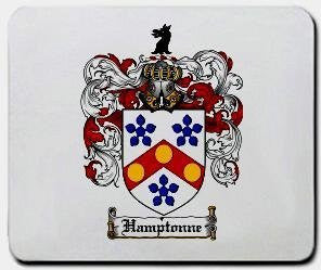 Hamptonne coat of arms mouse pad