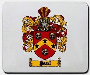 Pearl coat of arms mouse pad