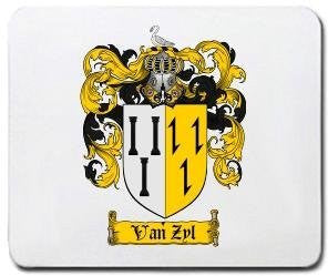 Vanzyl coat of arms mouse pad