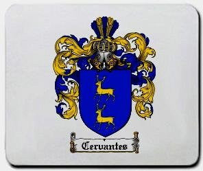 Cervantes coat of arms mouse pad