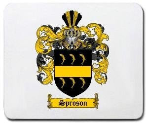 Sproson coat of arms mouse pad