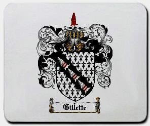 Gillette coat of arms mouse pad