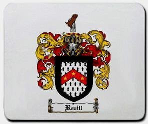 Revill coat of arms mouse pad