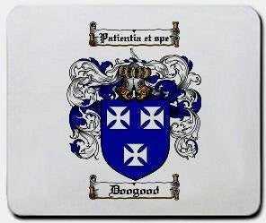 Doogood coat of arms mouse pad