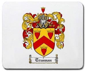 Trueman coat of arms mouse pad