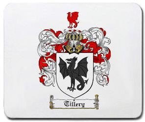 Tillery coat of arms mouse pad