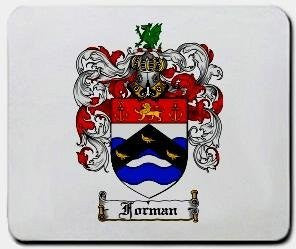 Forman coat of arms mouse pad