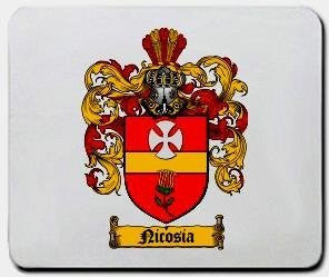 Nicosia coat of arms mouse pad