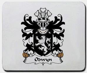 Odwyn coat of arms mouse pad