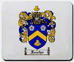 Faucher coat of arms mouse pad