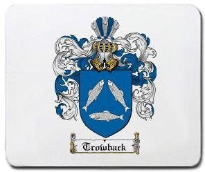 Trowback coat of arms mouse pad