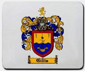 Gillis coat of arms mouse pad