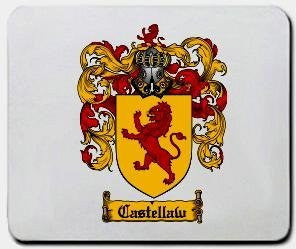 Castellaw coat of arms mouse pad