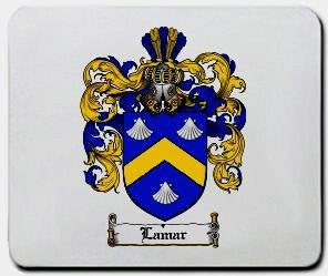 Lamar coat of arms mouse pad