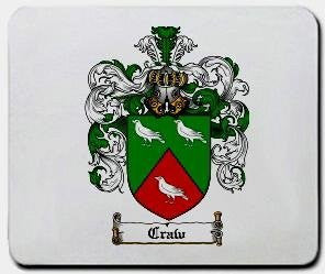 Craw coat of arms mouse pad