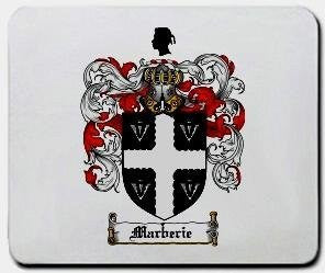 Marberie coat of arms mouse pad