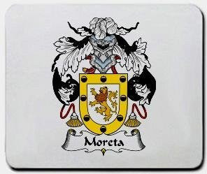 Moreta coat of arms mouse pad