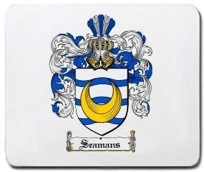 Seamans coat of arms mouse pad