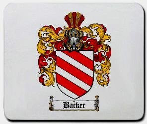 Backer coat of arms mouse pad