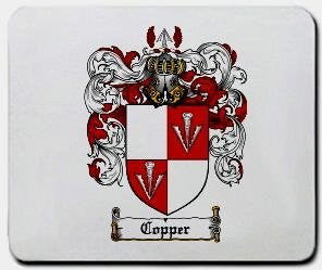 Copper coat of arms mouse pad