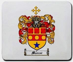 Marcer coat of arms mouse pad