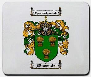 Dinsmuir coat of arms mouse pad