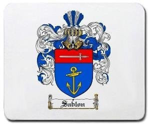 Sablon coat of arms mouse pad