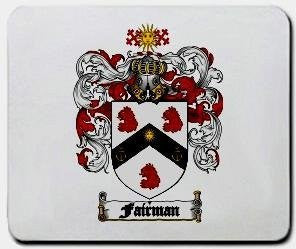Fairman coat of arms mouse pad