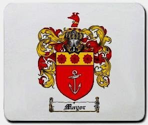 Mayor coat of arms mouse pad