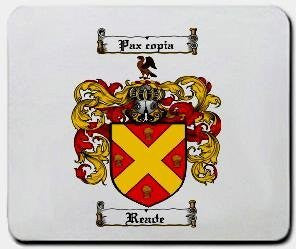 Reade coat of arms mouse pad