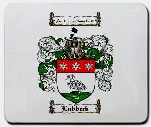 Lubbeck coat of arms mouse pad