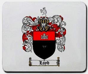 Loyd coat of arms mouse pad