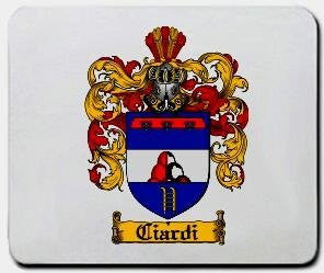 Ciardi coat of arms mouse pad