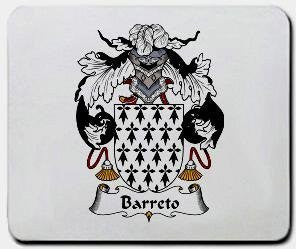 Barreto coat of arms mouse pad