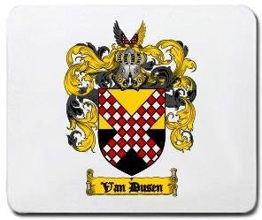 Van-dusen coat of arms mouse pad