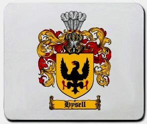 Hysell coat of arms mouse pad
