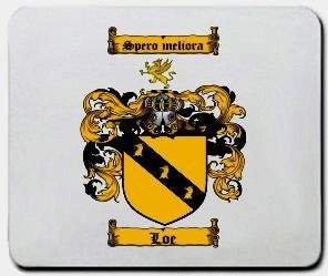 Loe coat of arms mouse pad