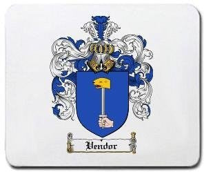 Vendor coat of arms mouse pad