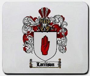 Larrison coat of arms mouse pad