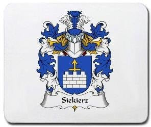 Siekierz coat of arms mouse pad