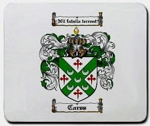 Carss coat of arms mouse pad