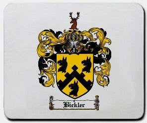Bickler coat of arms mouse pad