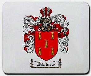 Delatorre coat of arms mouse pad