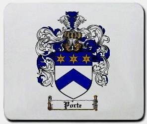 Porte coat of arms mouse pad