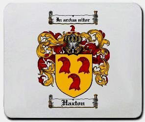 Haxton coat of arms mouse pad