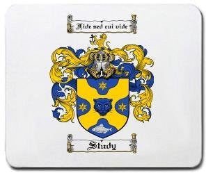 Study coat of arms mouse pad