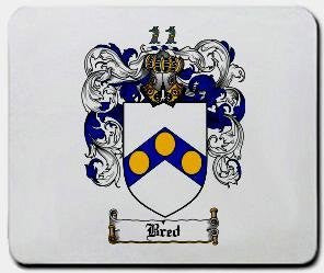 Bred coat of arms mouse pad