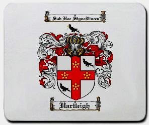 Hartleigh coat of arms mouse pad
